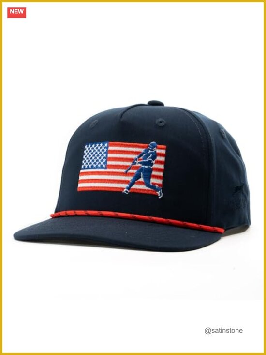 Adjustable Baseball Rope Hat - Youth & Adult Sizes, Snap Back main image 5